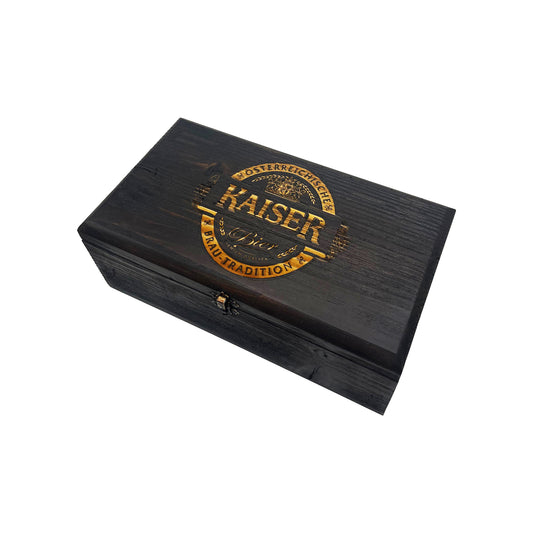 Kaiser Geschenkbox mit personalisiertem Glas